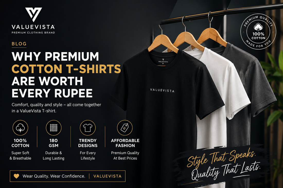 Why Premium Cotton T-Shirts Are Worth Every Rupee